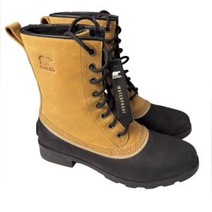 Sorel Emelie 1964 Elk Beige Waterproof
Leather Boots size 9.5